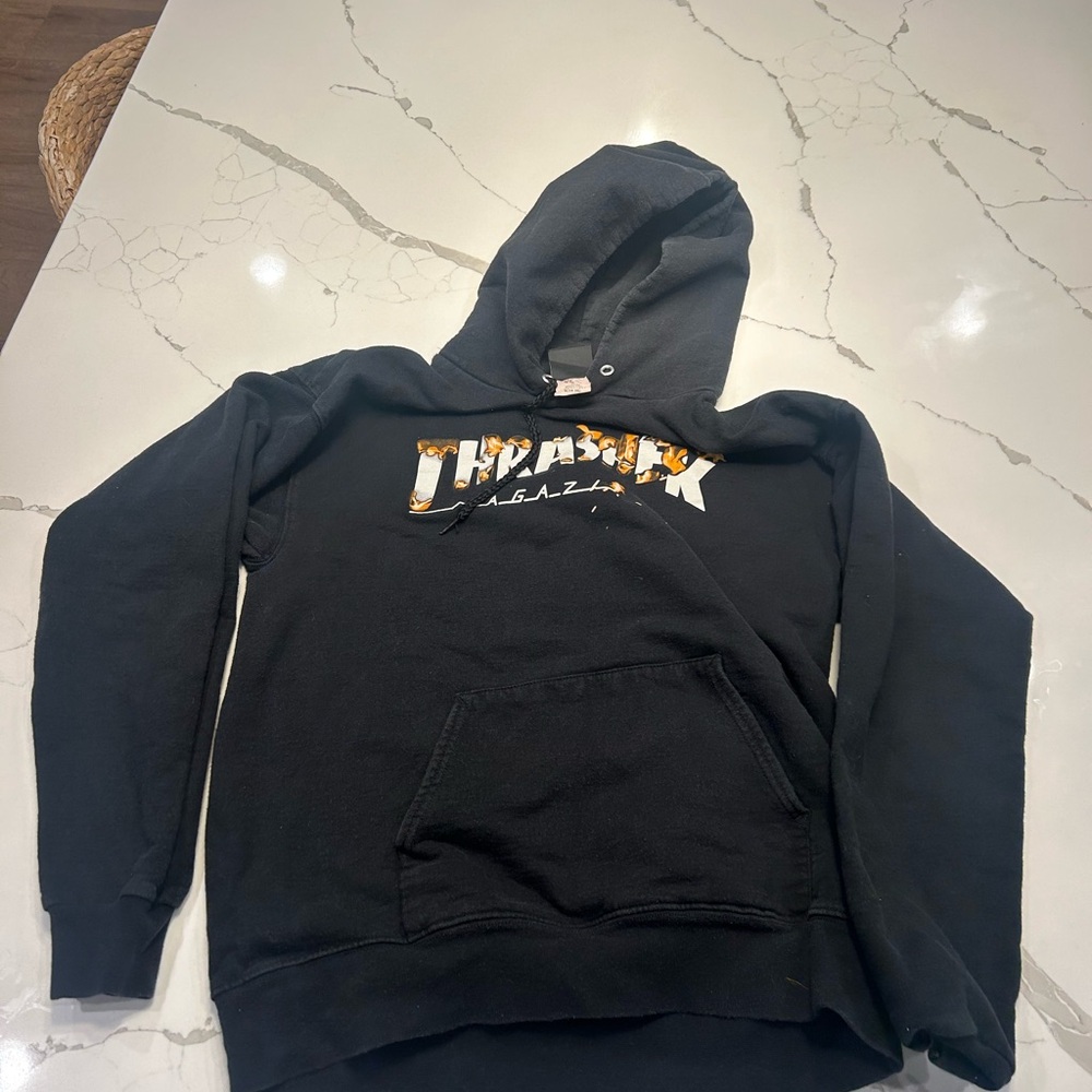Thrasher Men's Black Hoodie